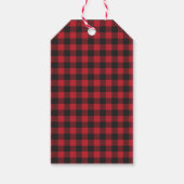 Weihnachtsbaumfarm Red Truck Weihnachtsgeschenk Ta Geschenkanhänger (Rückseite)