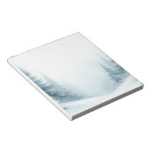 Weihnachtsbaumfarm Snowcap Mountain Notepad Notizblock (angewinkelt)
