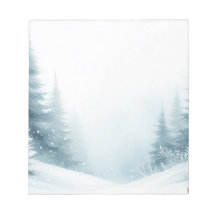 Weihnachtsbaumfarm Snowcap Mountain Notepad