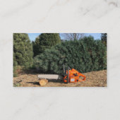 Weihnachtsbaumfarm Visitenkarte (Rückseite)