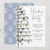 Weihnachtsbaumfeier Einladung (Vorne/Hinten)