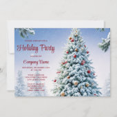 Weihnachtsbaumfeier Einladung (Vorderseite)