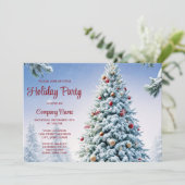 Weihnachtsbaumfeier Einladung (Stehend Vorderseite)