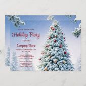 Weihnachtsbaumfeier Einladung (Vorne/Hinten)