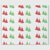 Weihnachtsbaumfeiern Geschenkpapier (Flach)