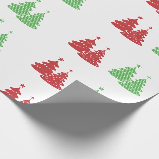 Weihnachtsbaumfeiern Geschenkpapier (Ecke)