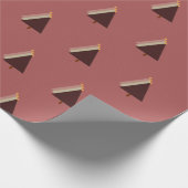 Weihnachtsbaumfeiertag pink maul geschenkpapier (Ecke)