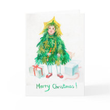 Weihnachtsbaumfeiertage Grüße niedliches kleines M