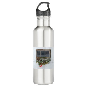 Weihnachtsbaumfenster Edelstahlflasche
