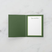 Weihnachtsbaumfenster hinzufügen feiertagskarte (Innenseite)