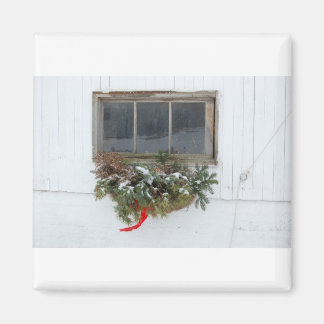 Weihnachtsbaumfenster Magnet