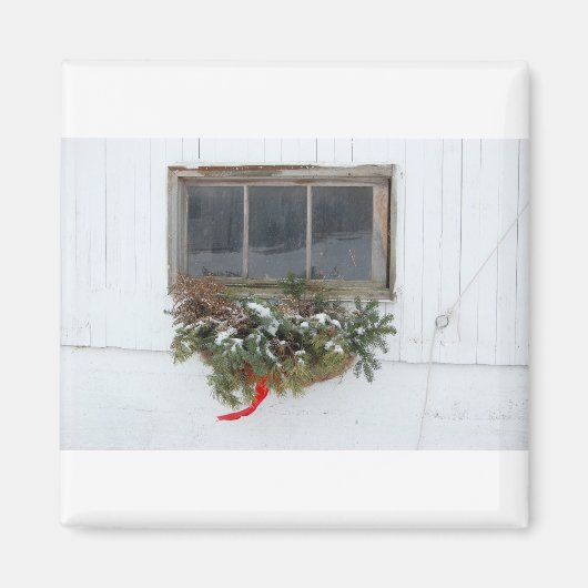 Weihnachtsbaumfenster Magnet (Vorne)