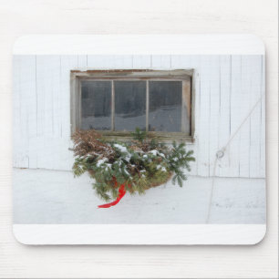 Weihnachtsbaumfenster Mousepad