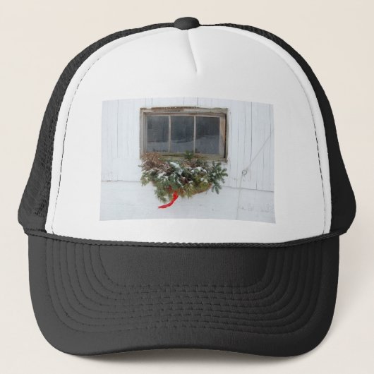 Weihnachtsbaumfenster Truckerkappe (Vorderseite)