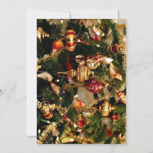 Weihnachtsbaumfest Einladung (Rückseite)