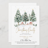 Weihnachtsbaumfest Einladung (Vorne/Hinten)
