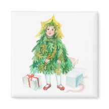 Weihnachtsbaumfest - niedliches kleines Mädchen