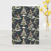 Weihnachtsbaumfreude Karte (Gelbe Blume)