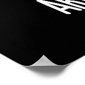 Weihnachtsbaumgebläse sind so glänzend dunkel BG Poster (Ecke)