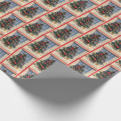 Weihnachtsbaumgeflecht  geschenkpapier (Ecke)