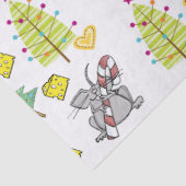 Weihnachtsbaumgeflecht Seidenpapier (Detail)