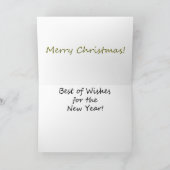 Weihnachtsbaumgeist - Weihnachtsgrüßkarte Feiertagskarte (Innenseite)