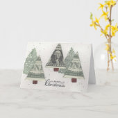 Weihnachtsbaumgeldhalter Karte (Gelbe Blume)