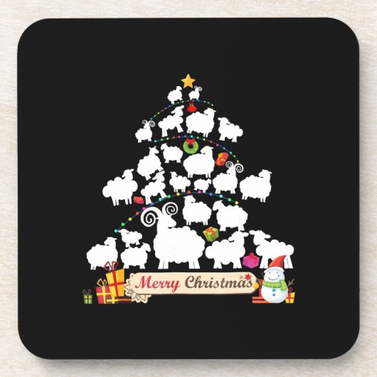 Weihnachtsbaumgeschenk | Funny Christmas Geschenke Getränkeuntersetzer (Vorderseite)