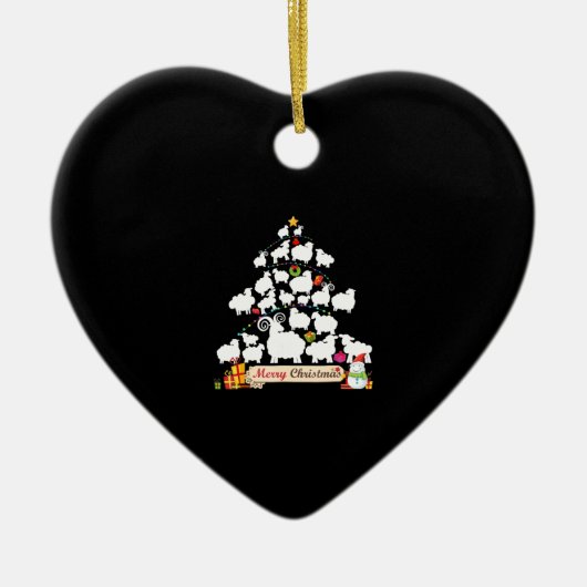 Weihnachtsbaumgeschenk | Funny Christmas Geschenke Keramik Ornament (Vorne)