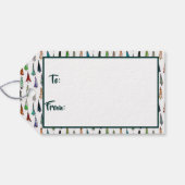Weihnachtsbaumgeschenk Geschenkanhänger (Rückseite Horizontal)
