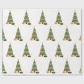 Weihnachtsbaumgeschenk Geschenkpapier (Flach)