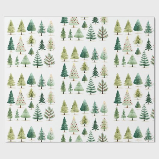 Weihnachtsbaumgeschenk Geschenkpapier (Flach)