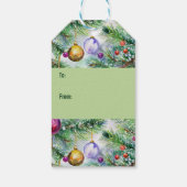 Weihnachtsbaumgeschenk Tag Geschenkanhänger (Rückseite)