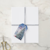 Weihnachtsbaumgeschenk-Tag Geschenkanhänger (Mit Garn)