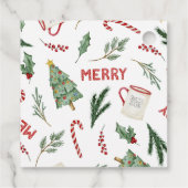 Weihnachtsbaumgeschenk-Tag Geschenkanhänger (Rückseite)