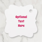 Weihnachtsbaumgeschenk-Tag Geschenkanhänger (Rückseite)