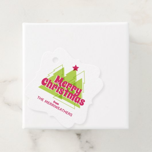 Weihnachtsbaumgeschenk-Tag Geschenkanhänger (Beispiel)