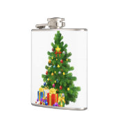 Weihnachtsbaumgeschenke Vinyl Wrapped Flask Flachmann (Links)