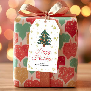 Weihnachtsbaumgeschenkmarken, Holidays Bevorzugung Geschenkanhänger