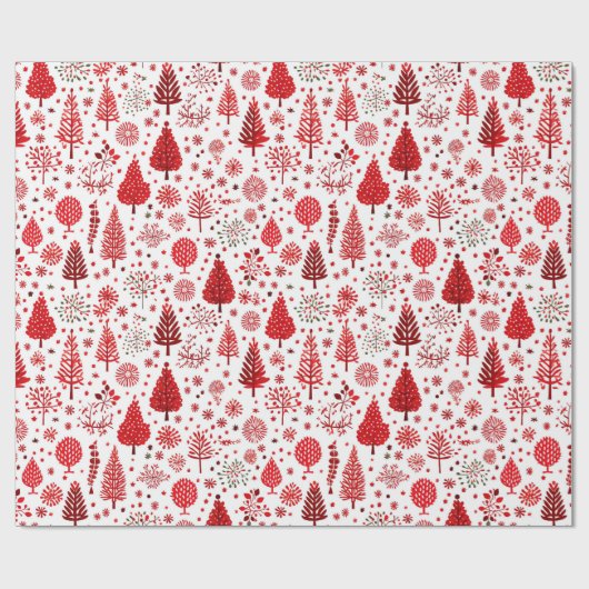 Weihnachtsbaumgeschenkpapier Geschenkpapier (Flach)