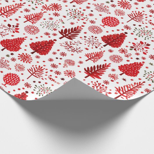Weihnachtsbaumgeschenkpapier Geschenkpapier (Ecke)