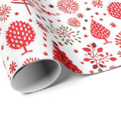Weihnachtsbaumgeschenkpapier Geschenkpapier (Rolleneckpunkt)