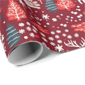 Weihnachtsbaumgeschenkpapier Geschenkpapier (Rolleneckpunkt)