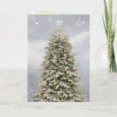 Weihnachtsbaumgesellschaft Weihnachtskarte Feiertagskarte (Rückseite)