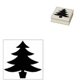 Weihnachtsbaumgestalt Gummistempel (Stempel)