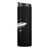 Weihnachtsbaumgestaltung für einen Pilot Thermosbecher (Nach rechts gedreht)