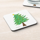 Weihnachtsbaumgetränk Getränkeuntersetzer (Linke Seite)