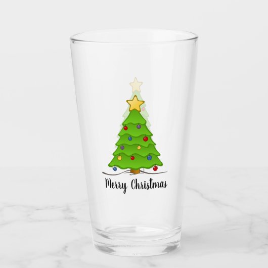 Weihnachtsbaumglas-Cup Glas (Vorderseite)