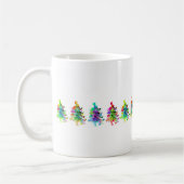 Weihnachtsbaumgrenze Tasse. Kaffeetasse (Links)