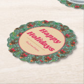 Weihnachtsbaumgrün untersetzer (angewinkelt)